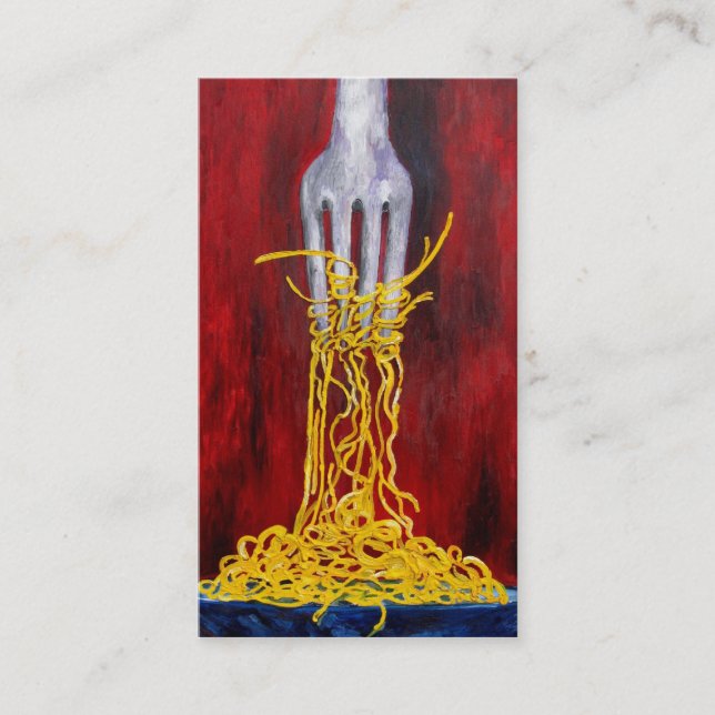 tarjeta de visita de restaurante (Anverso)