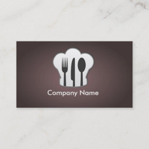 Tarjeta de visita de restaurante