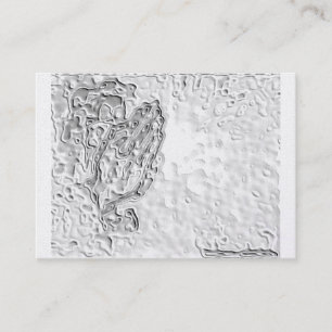 Tarjeta de visita de rogación de la perla de las