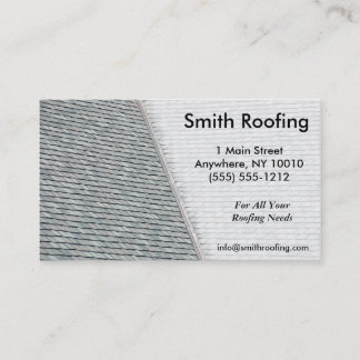 Tarjeta de visita de Roofing Company
