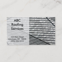 Tarjeta de visita de Roofing Company