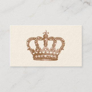 Tarjeta de visita de Royale de la corona