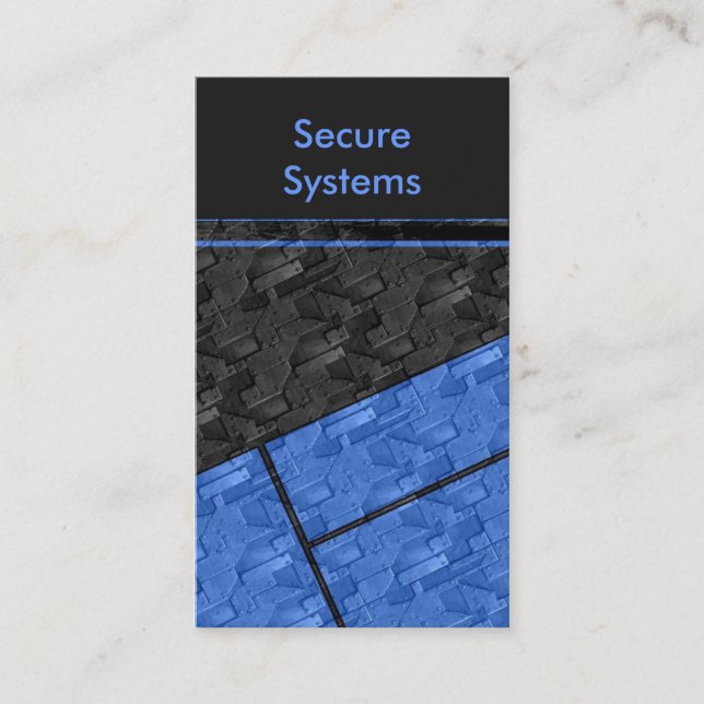 Tarjeta de visita de seguridad (Anverso)