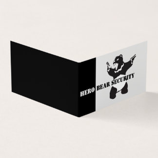 Tarjeta de visita de seguridad