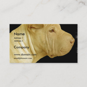 Tarjeta de visita de Shar Pei