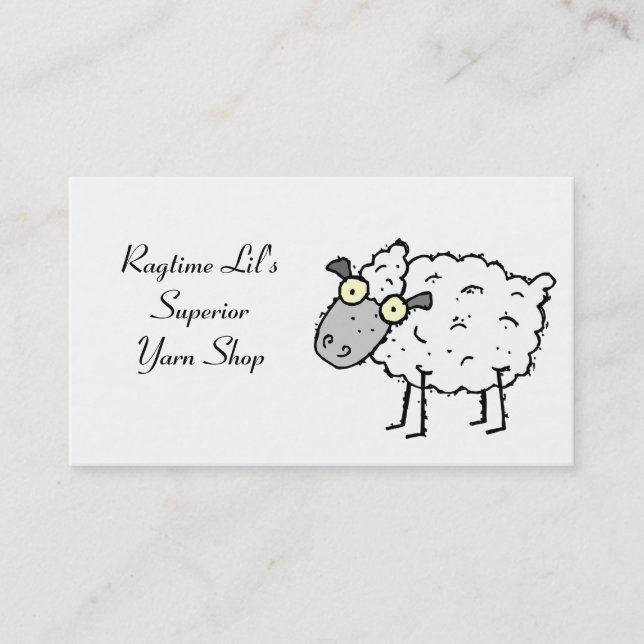 Tarjeta de visita de Sheepy (Anverso)