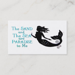 tarjeta de visita de sirena de arena y mar 3