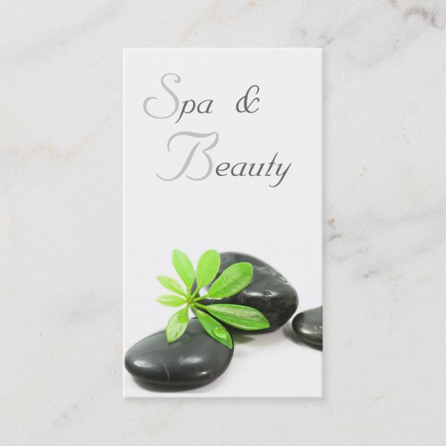 Tarjeta de visita de Spa&Beauty (Anverso)