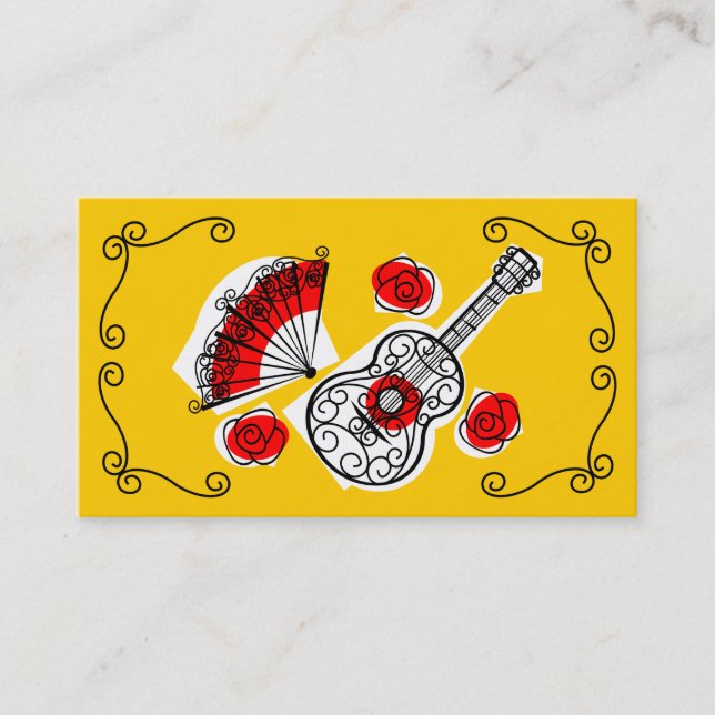 Tarjeta de visita de Spanish Souvenirs Corners (Anverso)