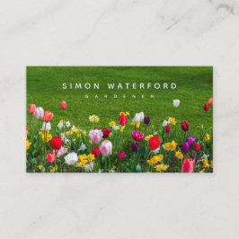 Tarjeta de visita de Spring Flowers US