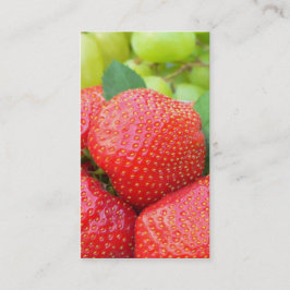 Tarjeta de visita de Strawberries
