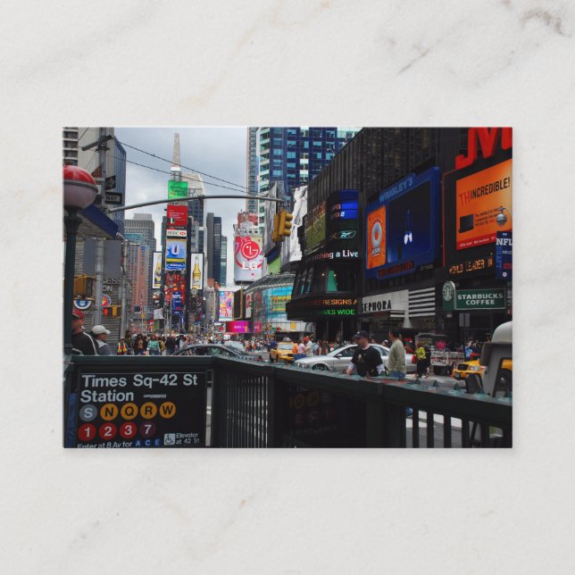 Tarjeta de visita de Suqre de las épocas (Anverso)