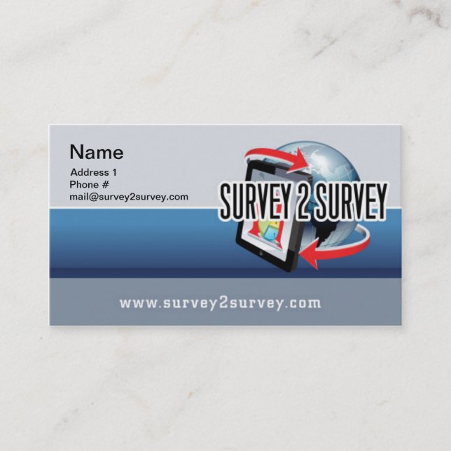 Tarjeta de visita de Survey2Survey 03 (Anverso)