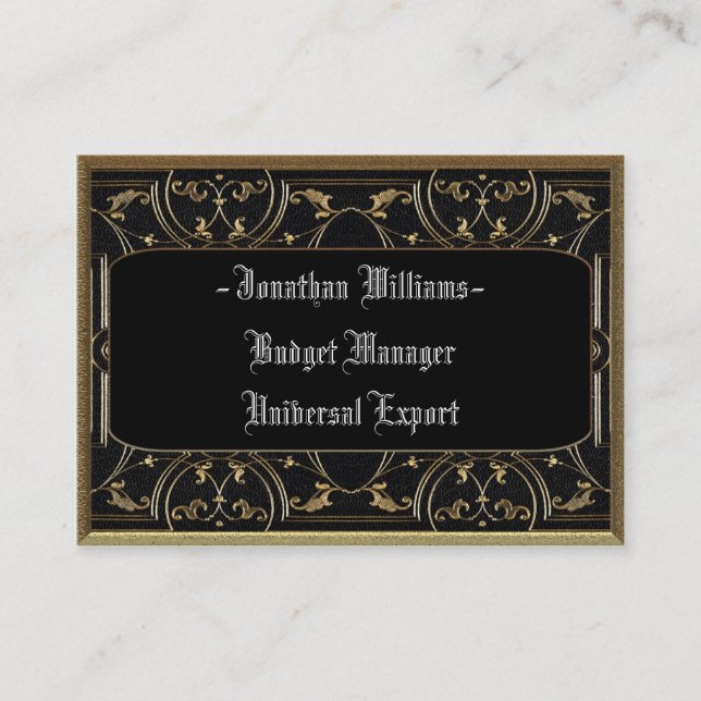 Tarjeta de visita de Swanton (Anverso)