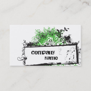 Tarjeta de visita de Swirly