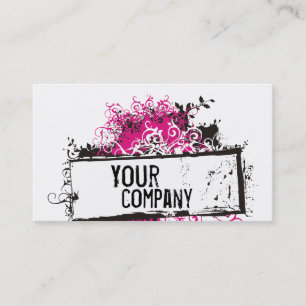 Tarjeta de visita de Swirly