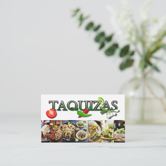 tarjeta de visita de taequías (Anverso de pie)