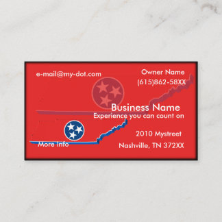 Tarjeta de visita de Tennessee