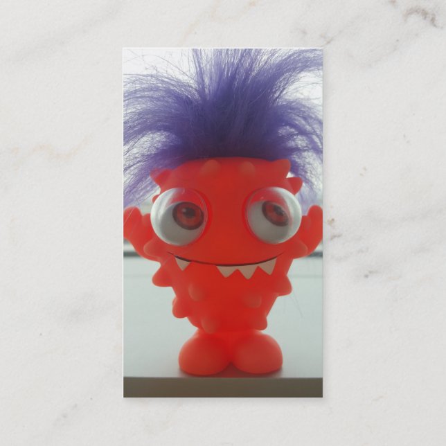 tarjeta de visita de trolly (Reverso)