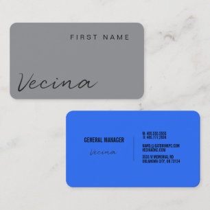 Tarjeta de visita de Vecina