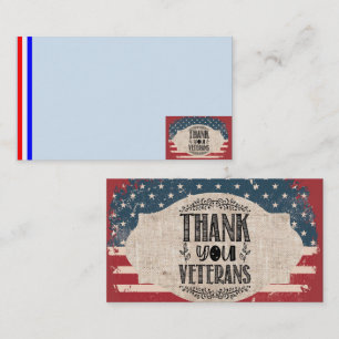 Tarjeta de visita de Veterans