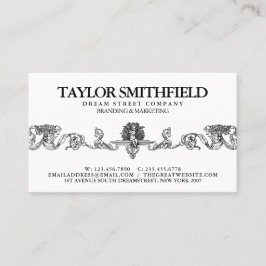 Tarjeta de visita de vintage