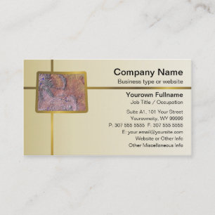 Tarjeta de visita de Wyoming Map