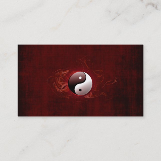 tarjeta de visita de yang del yin (Anverso)