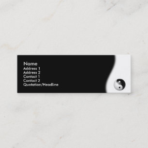 Tarjeta de visita de Yin-Yang