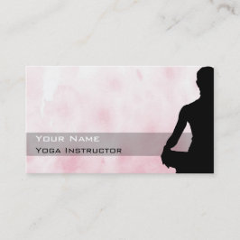 Tarjeta de visita de yoga