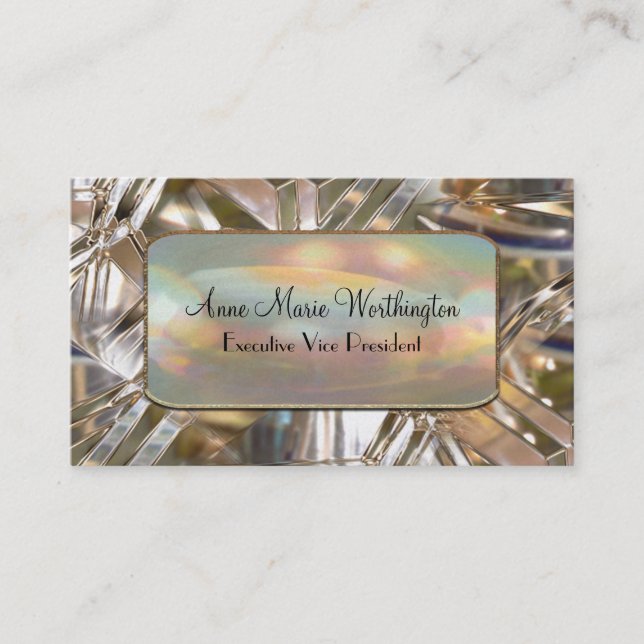 Tarjeta De Visita Debonairest Elegant Professional  (Anverso)