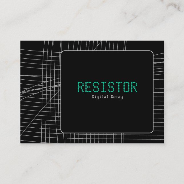 Tarjeta De Visita Decadencia digital (Anverso)
