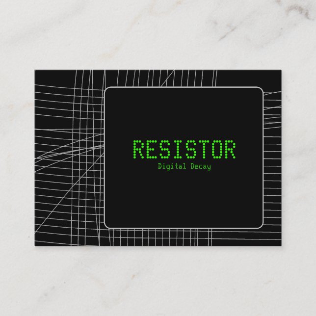 Tarjeta De Visita Decadencia digital 02 (Anverso)