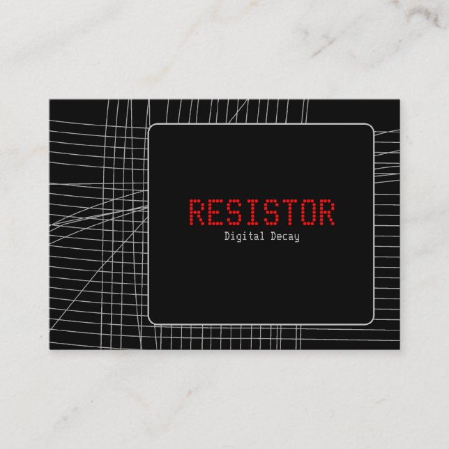 Tarjeta De Visita Decadencia digital 03 (Anverso)