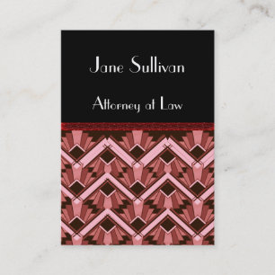 Tarjeta De Visita deco de la ley