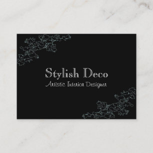 Tarjeta De Visita Deco elegante