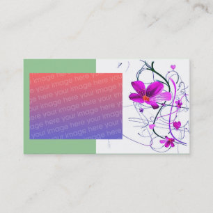 Tarjeta de visita Deco Flowers