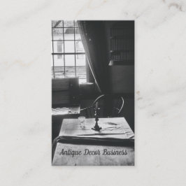 Tarjeta De Visita Decoración antigua de la habitación de la sala de 