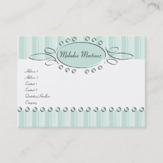 Tarjeta De Visita Decoración De Swirl