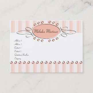 Tarjeta De Visita Decoración De Swirl