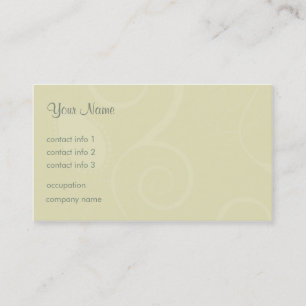 Tarjeta De Visita Decoración floral