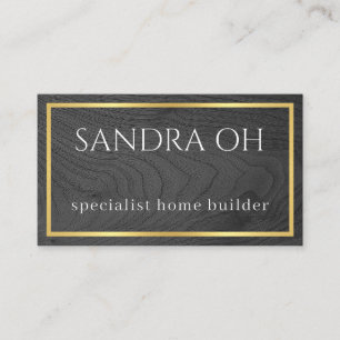 Tarjeta De Visita Decoración interior de madera de estilo minimalist
