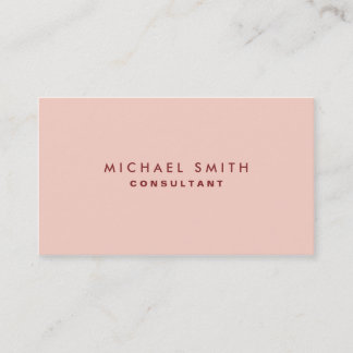 Tarjeta De Visita Decoración interior elegante profesional rosa