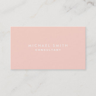 Tarjeta De Visita Decoración interior elegante profesional rosa