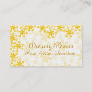 Tarjeta De Visita Decoraciones Bodas florales