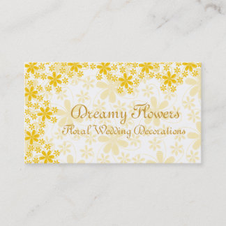 Tarjeta De Visita Decoraciones Bodas florales