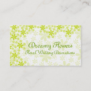 Tarjeta De Visita Decoraciones Bodas florales