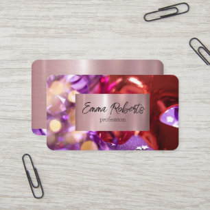 Tarjeta De Visita Decorador de Decoración de Fiesta de Eventos
