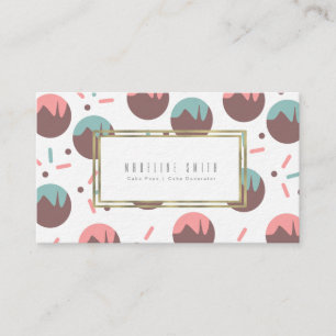 Tarjeta De Visita Decorador de Pasteles Cake Pops