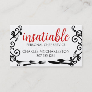 tarjeta de visita decorativa de abastecimiento de